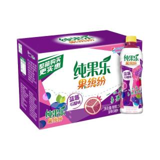 纯果乐 百事可乐纯果乐 蓝莓石榴味450ml*15瓶水果饮料家庭聚会
