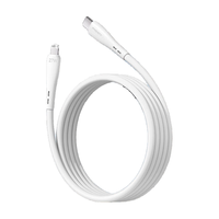 PISEN/品胜 快充不伤机 三合一数据线 Lightning 白色 Type-C TPE 3A