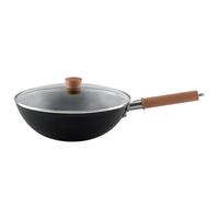 双立人（ZWILLING）炒锅Enjoy铁锅炒菜锅大口径烹饪锅具电磁炉燃气系列30cm精铁锅具 铁炒锅 30cm