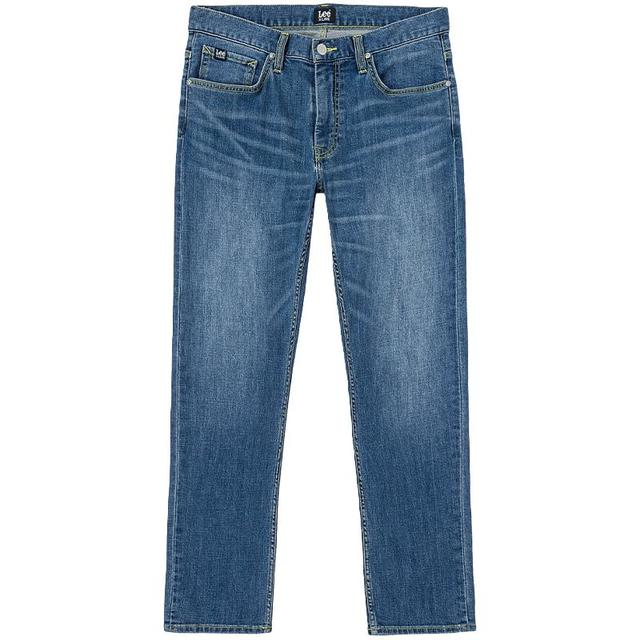 PLUS会员、今日必买：Lee 726舒适直筒丹宁复古水洗蓝色男牛仔裤