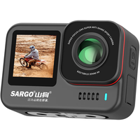 山狗A9PRO 运动相机 4K超清防抖摩托车行车记录仪自行车头盔骑行vlog相机钓鱼水下非360全景小型摄像机