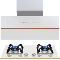 华帝 25大吸力变频双腔降噪自清洁 抽油烟机  白色