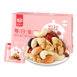 华味亨 良选100 每日坚果 元气款 750g 礼盒装