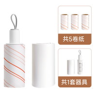 蓝小鱼 Lan Xiaoyu 蓝小鱼 迷你滚筒粘毛器 5卷纸共300撕