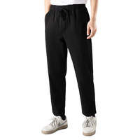 网易严选春夏高弹显瘦休闲裤男小锥版型时尚百搭宽松舒适不紧绷 松紧腰*卡其色 L