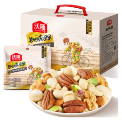 沃隆 每日纯坚果750g新鲜混合干果仁30包