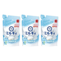 牛乳石碱(COW)温和皂香沐浴露补充装360ml*3 沐浴露 保湿滋润