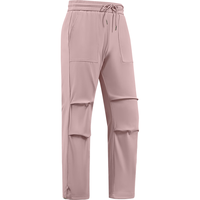 雪中飞 SNOWFLYING羽绒裤冬季松紧腰女士长裤保暖加绒裤纯色时尚百搭防寒保暖直筒裤 粉色 170/76A