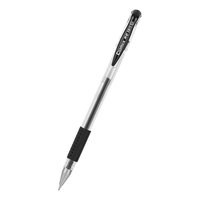 齐心 30支装 0.5mm黑色中性笔软护手拔帽中性笔签字笔商务水笔 EB13