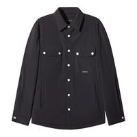 卡宾男装 90白鸭绒羽绒服秋冬LOGO刺绣保暖外套舒适街头 煤黑色01 M /170/48