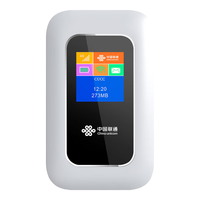 中国联通 China unicom China  China  China Liantong 联通 随身wifi免插卡4G路由器移动wifi无线上网卡随行车载手机电脑宽带流量卡 4G随身WiFi-彩屏电池款