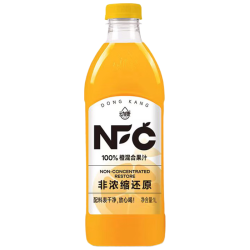 动康 NFC100%橙混合果汁1L
