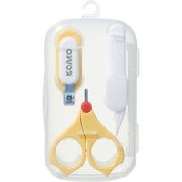 日康 婴儿指甲剪套装新生儿指甲刀宝宝指甲钳防夹肉幼儿童护理剪刀