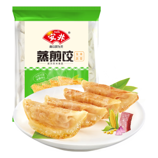 安井 国产玉米蔬菜蒸煎饺 1kg
