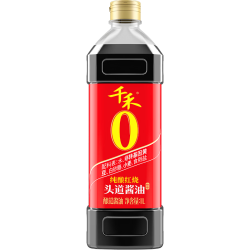 千禾 纯酿红烧 零添加酱油 1L
