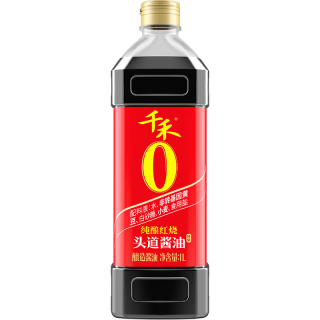 千禾 纯酿红烧 零添加酱油 1L