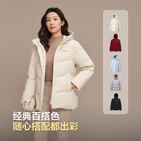 波司登 25冬季羽绒服女短款连帽加厚90绒百搭保暖外套B250245128