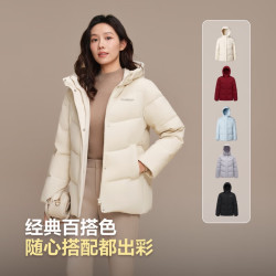 波司登 25冬季羽绒服女短款连帽加厚90绒百搭保暖外套B250245128