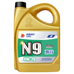 高德润达 全合成机油PAO酯类有机钼机油0W-20 SN级汽车保养汽机油劲音N9 0W-20 4升