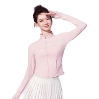 SIINSIIN立领冰皮防晒衣女2025夏季修身小细腰冰丝防晒 【立领款】裸杏粉 M