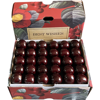 果益寿车厘子智利大樱桃【多地次日达】新鲜水果年货礼盒 J级4斤 果径26-28mm 净重3.5斤