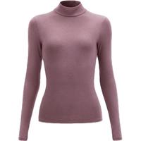 蕉内轻热皮5系女士薄暖肌底衣亲肤百搭保暖内衣上衣秋衣打底衫多领型 【高领】嫣粉色 M