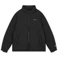 Champion 冠军羽绒服男25冬季黑色短款鸭绒休闲外套美式