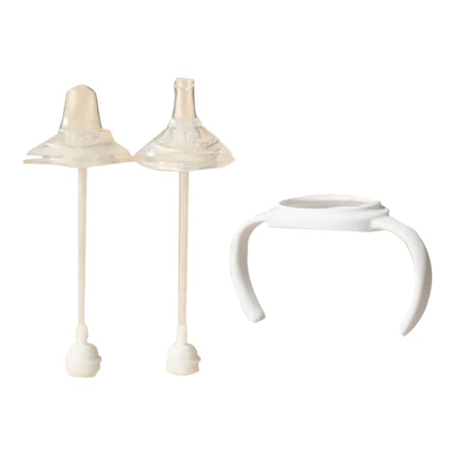 领宠爱 Licheers 贝亲奶瓶吸管配件适用鸭嘴奶嘴第三代婴儿奶瓶手柄把手套装