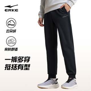 保暖服饰：鸿星尔克 男士加绒运动长裤 51224002012