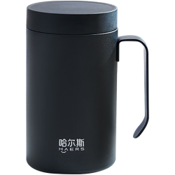 HAERS 保温杯 450ml 玄黑