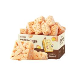 三只松鼠 休闲零食酥软沙琪玛糕点点心特产传统老式小吃箱装 鸡蛋味沙琪玛500g