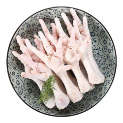 上鲜 鸡爪 4斤 冷冻 精修去指甲 出口级大鸡爪 卤鸡爪清真