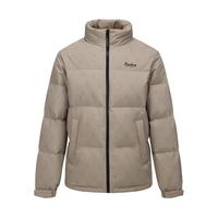 波司登羽绒服男款冬季2024立领短款潮流字母印花撞色拼接保暖