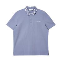 杰克·琼斯(JACK&JONES)夏季男士短袖POLO衫合集 水洗蓝 常规 225106036E39 M