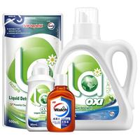 Walch 威露士 抗菌有氧洗衣液 2L*2瓶+500ml*2袋补充装 原味+柠檬