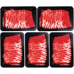 肉鲜厨师 安格斯M3谷饲原切牛肉片1kg