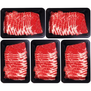 肉鲜厨师 安格斯M3谷饲原切牛肉片1kg