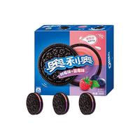 OREO 奥利奥 夹心饼干 树莓味+蓝莓味 388g