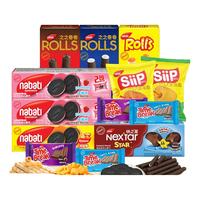 【18.8元任选6件】纳宝帝威化饼干蛋卷夹心饼干休闲零食组合