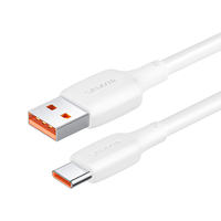 山泽Type-C数据线100W超级快充线6A适用华为Pura70/Mate60/50荣耀66W小米安卓手机车载充电线1米