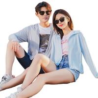猫人 防晒衣男女款upf50+夏季防紫外线透气防晒服外套 银灰色-男款 XL