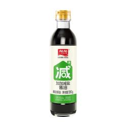加加 酱油 减盐35% 国货特级酿造酱油生抽 0添加白砂糖防腐剂 减盐0添加酱油580g