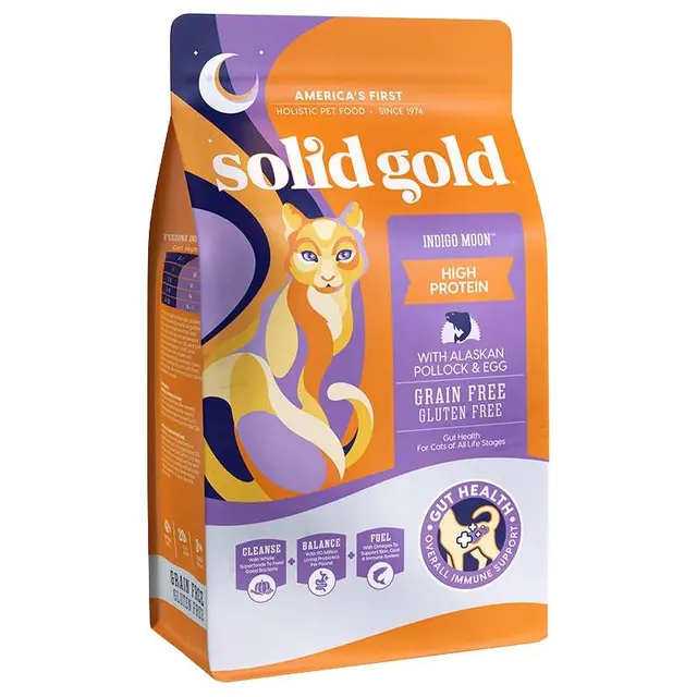 solid gold 素力高 Indigo moon系列 鳕鱼蛋粉全阶段猫粮