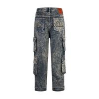 EVISU 2024年秋季 男士海鸥印花多口袋牛仔裤 藏青色 32