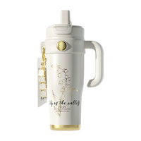 富光 WFZ1287-1260 保温杯 1.26L 馥芮铃兰白