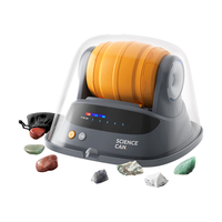 科学罐头宝石磨石机儿童玩具石块打磨机龙年新年玩具手工实验打磨玩具孩子礼盒