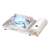 Iwatani 岩谷 卡式炉套餐 黑色（ZB-19M卡式炉+气瓶*4+全收纳箱）