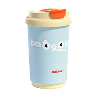 PLUS会员：bablov 小样儿咖啡杯 保温杯 嗨皮甜心-蓝370ml