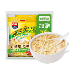 西麦 原味高钙牛奶燕麦片560g*2袋+28g*2袋营养冲饮