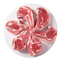 诺西贝（NOSYBE）品牌直发 半只羊新鲜羊肉原切羊腿羊排羊蝎子羊腱子火锅烧烤 小切羊排500g*2 约12支